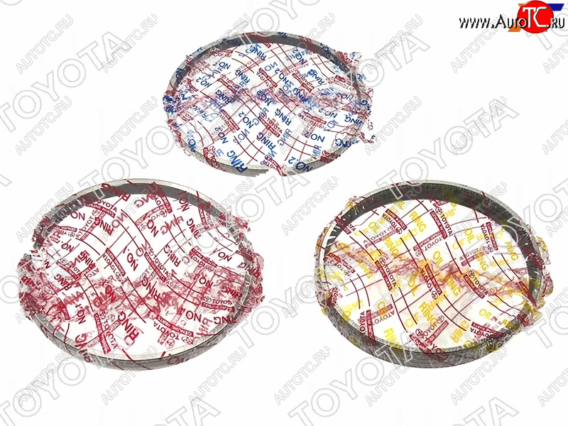 14 499 р. Кольца поршневые (к-т STD) 1-2GD HILUXLC Prado ##J15# 15- TOYOTA 13011-11201  с доставкой в г. Воронеж