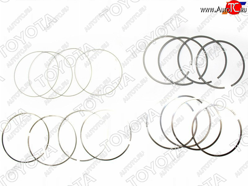 9 699 р. Кольца поршневые TOYOTA HIACE,LAND CRUISER PRADO 2TRFE 04- TOYOTA 13011-75110  с доставкой в г. Воронеж