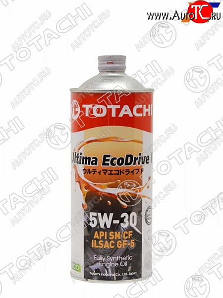 1 199 р. Масло моторное синтетическое TOTACHI Ultima Ecodrive F 5W-30 SNCF, A5B5, GF-5 1л                   TOTACHI 12201  с доставкой в г. Воронеж