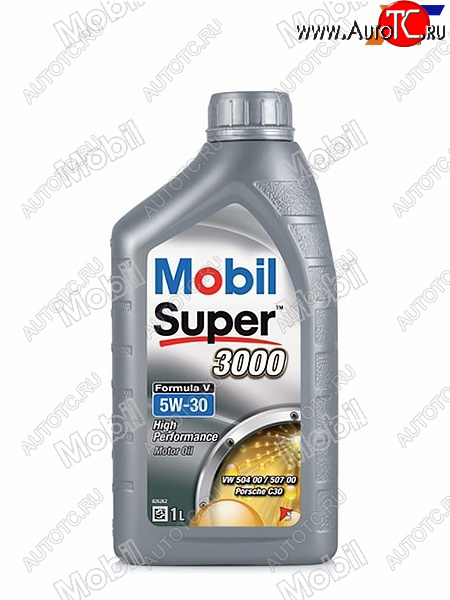 1 189 р. Масло моторное синтетическое MOBIL Super 3000 Formula V 5W-30, SN, C2, C3 1л                         MOBIL 153454  с доставкой в г. Воронеж