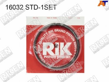 539 р. Кольца поршневые (к-т на 1 поршень) STD HONDA ACCORDODYSSEYPRELUDE F18BF20BF22B 00               RIKEN 16032 STD-1SET  с доставкой в г. Воронеж. Увеличить фотографию 1