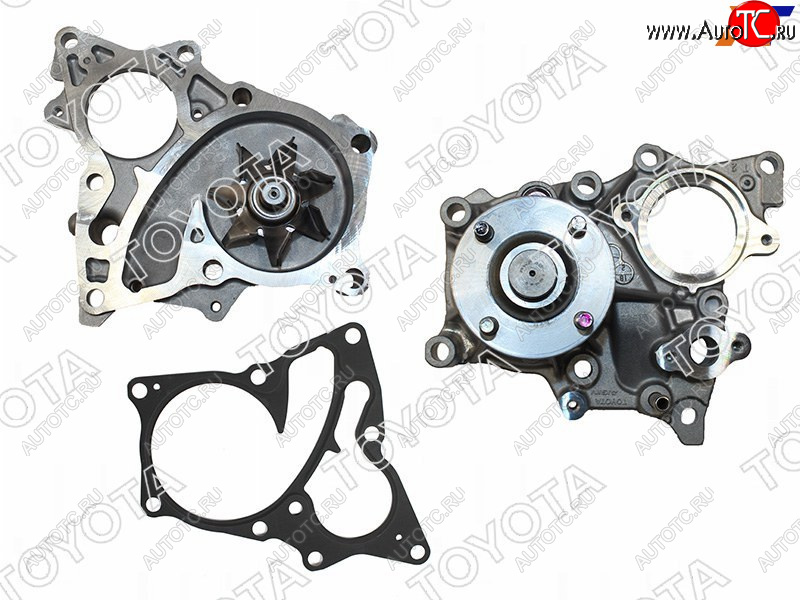 10 699 р. Насос охлаждения 1GD LC PRADO GDJ15# 15- (с прокладкой) TOYOTA 16100-19365  с доставкой в г. Воронеж