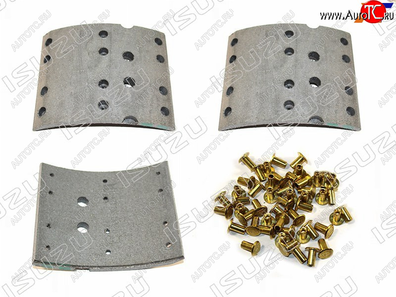 50 999 р. Колодки тормозные    задние  накладки комплект   ISUZU FSR90 ISUZU 1-88310-839-0  с доставкой в г. Воронеж