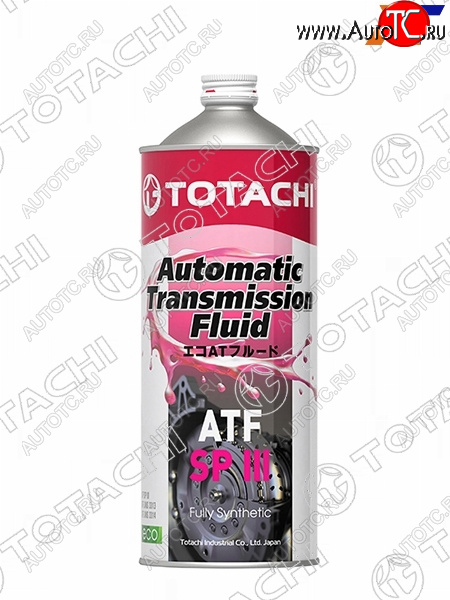 1 459 р. Масло трансмиссионное синтетическое TOTACHI ATF SP-III 1л TOTACHI 20401  с доставкой в г. Воронеж