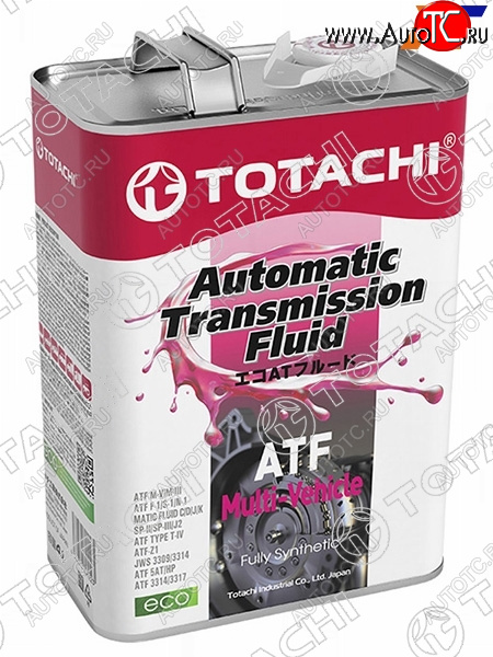 4 399 р. Масло трансмиссионное синтетическое TOTACHI ATF MULTI-VEHICLE 4л TOTACHI 20604  с доставкой в г. Воронеж