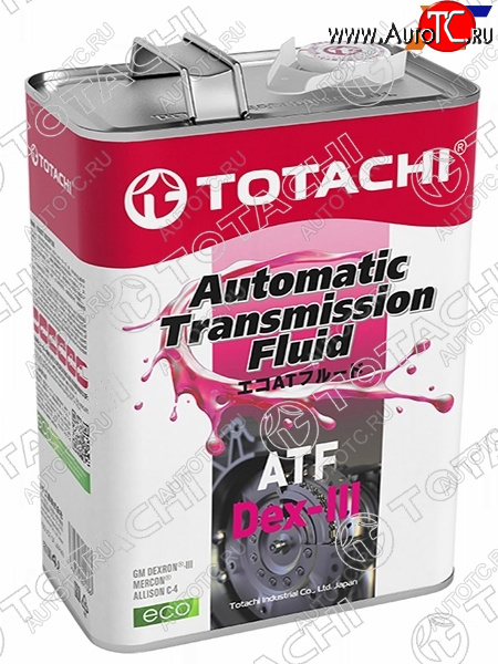 3 699 р. Масло трансмиссионное синтетическое TOTACHI ATF DEX- III 4л TOTACHI 20704  с доставкой в г. Воронеж