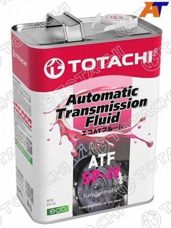 4 599 р. Масло трансмиссионное синтетическое TOTACHI ATF SP-IV 4л TOTACHI 21004  с доставкой в г. Воронеж. Увеличить фотографию 1