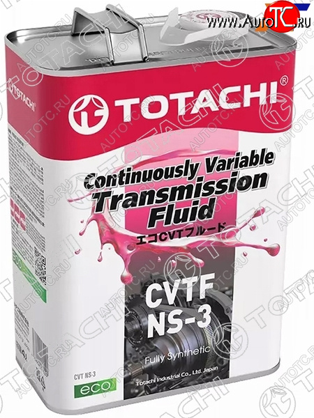 5 749 р. Масло трансмиссионное синтетическое TOTACHI CVTF NS-3 4л TOTACHI 21104  с доставкой в г. Воронеж