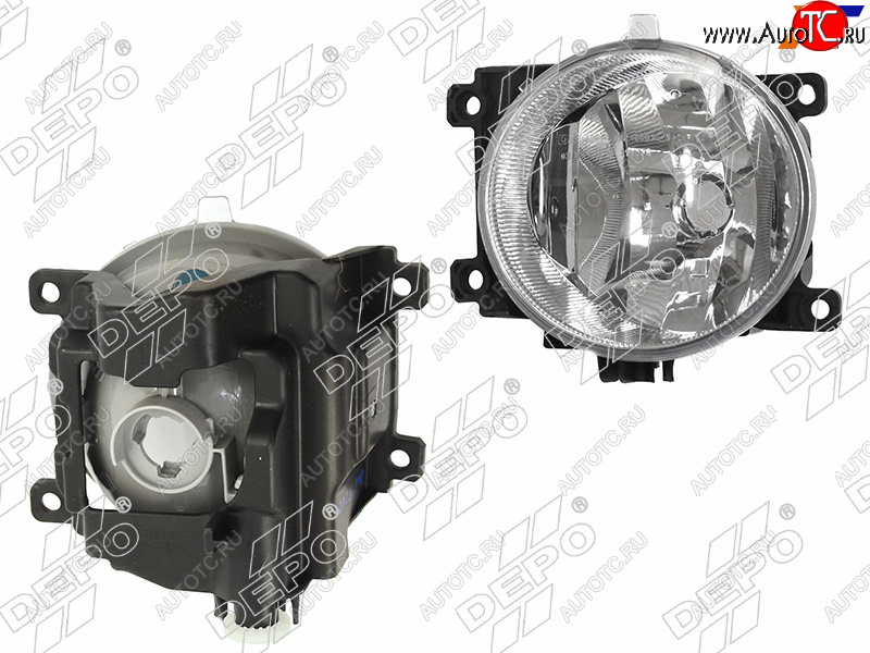 3 399 р. Фара противотуманная (Слева) Toyota Land Cruiser (J200) 07-21  RAV4 (XA40) 12-19  Estima 06-16 DEPO 212-2089L-UQ  с доставкой в г. Воронеж