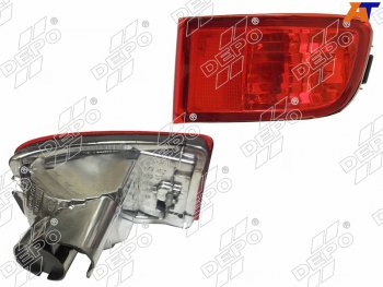 1 439 р. Отражатель Toyota Land Cruiser Prado (J120) 02-09  4Runner 02-09  Hilux Surf 02-09 (Сзади Справа) DEPO 212-2924R-E  с доставкой в г. Воронеж. Увеличить фотографию 1