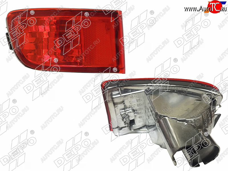 1 439 р. Отражатель Toyota Land Cruiser Prado (J120) 02-09  4Runner 02-09  Hilux Surf 02-09 (Сзади Слева) DEPO 212-2924L-E  с доставкой в г. Воронеж