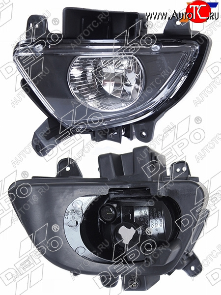 4 389 р. Фара противотуманная (Слева) Hyundai i30 10-12 DEPO 221-2032L-UE  с доставкой в г. Воронеж