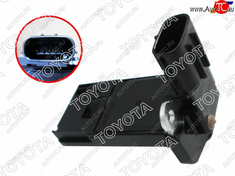 8 399 р. Датчик расхода воздуха TOYOTA HILUXPRADOHIACE 02- 1-2TR3RZ2UZ1UR3UR TOYOTA 22204-75030  с доставкой в г. Воронеж