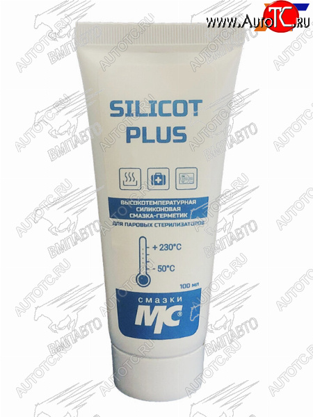 1 799 р. Высокотемпературная силиконовая смазка-герметик Silicot Plus 100мл                                   VMPAUTO 2304  с доставкой в г. Воронеж