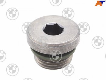 146 р. Пробка поддона АКПП BMW 3-SERIES F30 12-/5-SERIES F10/F11 10-16/X3 F25 10-17/X5 F15 14-/X6 E71 08-14 BMW 24117552349 BMW 24117552349  с доставкой в г. Воронеж. Увеличить фотографию 1