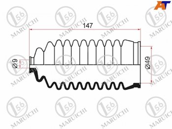 699 р. Пыльник рулевой рейки TOYOTA SV3#SV4#ST18# MARUICHI 26-486  с доставкой в г. Воронеж. Увеличить фотографию 1