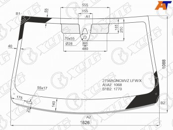 10 999 р. Стекло лобовое (Камера Датчик дождя Молдинг) Citroen Jumpy 16-  Spacetourer 16-  Opel Zafira Lif XYG 2756AGNCMVZ LFW/X  с доставкой в г. Воронеж. Увеличить фотографию 2