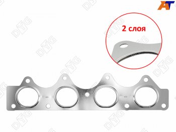Прокладка выпускного коллектора G4FC1,6 G4FA1,4 DYG Hyundai Elantra MD дорестайлинг (2010-2013)