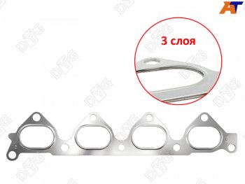 Прокладка выпускного коллектора G4GC G4GB 1,8 2,0 DYG Hyundai Matrix 1 FC дорестайлинг (2001-2005)