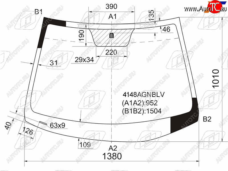 5 789 р. Стекло лобовое Hyundai Solaris 10-17  Kia Rio 11-17  Hyundai Accent 11-17 FUYAO 4148AGNBLV  с доставкой в г. Воронеж