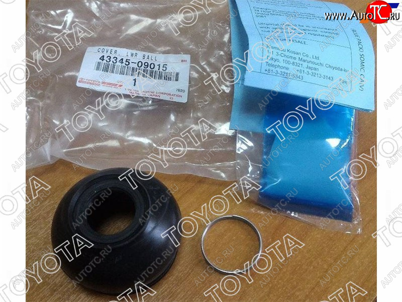 999 р. Пыльник нижней шаровой опоры TOYOTA LAND CRUISER 200LX570 15- TOYOTA 43345-09015  с доставкой в г. Воронеж