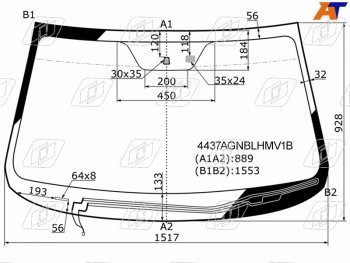 7 899 р. Стекло лобовое (Обогрев щеток Датчик дождя) Kia Sorento 09-13 FUYAO 4437AGNBLHMV1B  с доставкой в г. Воронеж. Увеличить фотографию 1