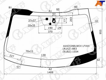 6 549 р. Стекло лобовое (Датчик дождя Место под датчик запотевания) Kia Optima 16-21 XYG 4448AGNBLMOV LFW/X  с доставкой в г. Воронеж. Увеличить фотографию 1