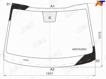11 599 р. Стекло лобовое Kia Ceed 18-21 AGC 4457AGNV  с доставкой в г. Воронеж. Увеличить фотографию 1