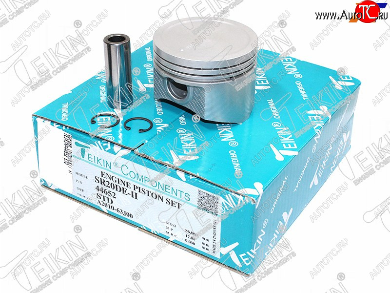 6 449 р. Комплект поршней с пальцами TEIKIN (SR20DE) Nissan Almera N15 седан дорестайлинг (1995-1998)  с доставкой в г. Воронеж