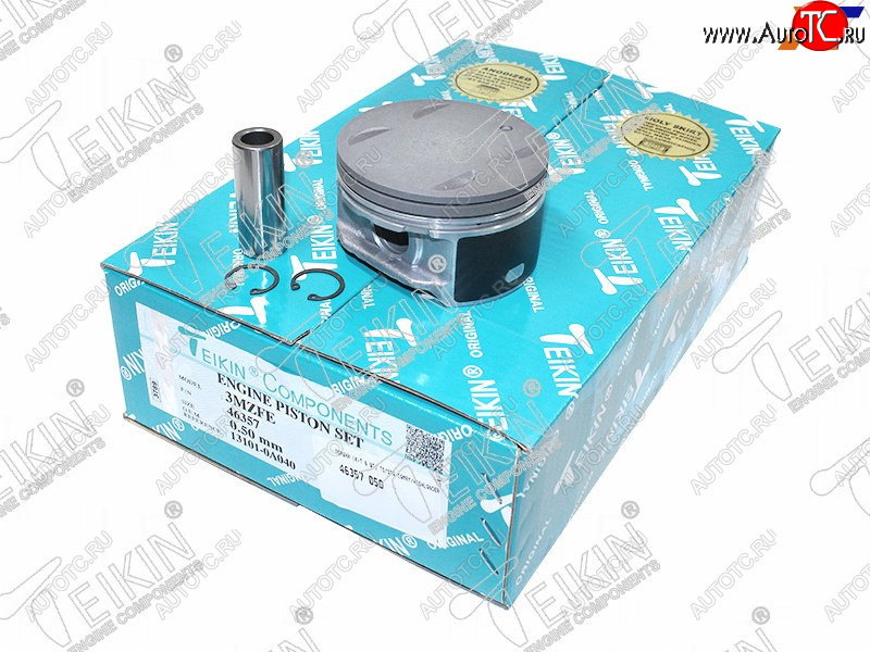 12 749 р. Комплект поршней с пальцами TEIKIN (3MZ-FE) Toyota Highlander XU20 рестайлинг (2003-2007)  с доставкой в г. Воронеж