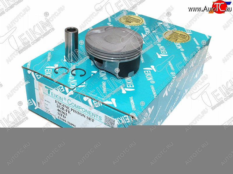 11 449 р. Комплект поршней с пальцами TEIKIN (2GR-FE) Toyota Camry XV40 дорестайлинг (2006-2008)  с доставкой в г. Воронеж