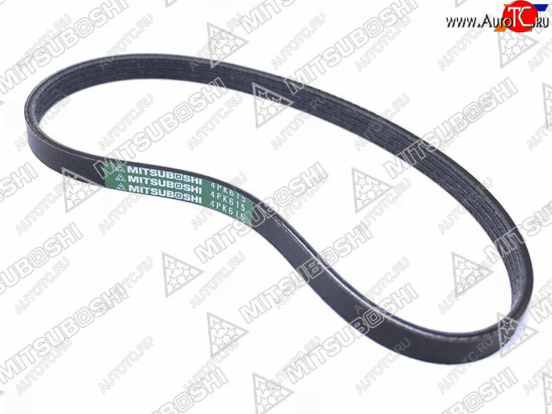 280 р. Ремень поликлиновой HYUNDAI GETZ 1.3 02-06 (PS) ACCENT 00- (PS) LANTRA II 96- (PS) MITSUBOSHI 4PK615  с доставкой в г. Воронеж