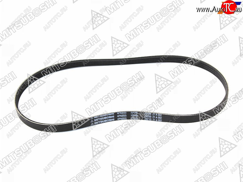 399 р. Ремень поликлиновой NISSAN QG18 V10Y11U14SR20 U14U13 (PS)SUBARU IMPEZA EJ15-20 (AC) TOYOTA 4E- MITSUBOSHI 4PK855  с доставкой в г. Воронеж