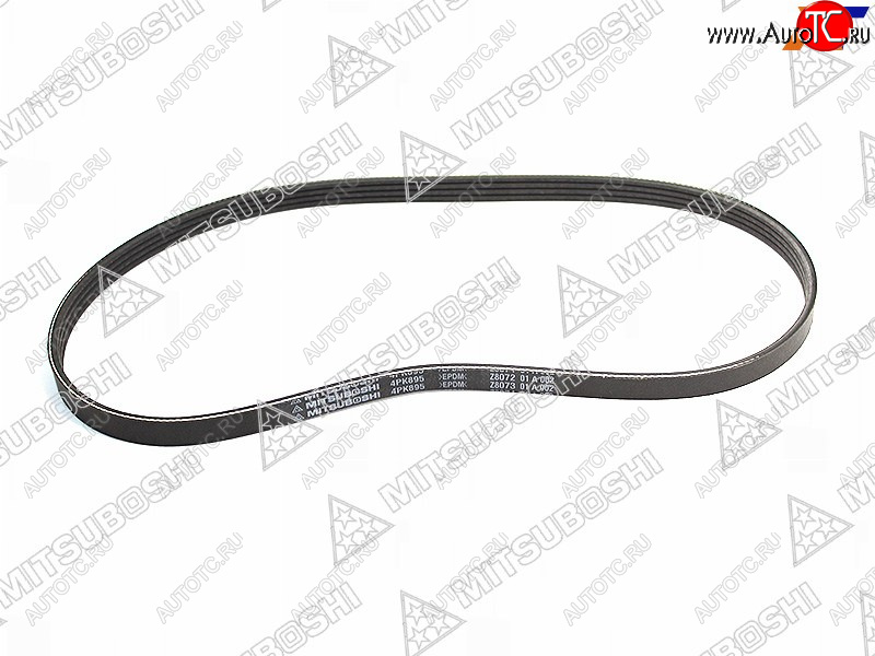419 р. Ремень поликлиновой HONDA CR-V B20B (PS)SUBARU EJ20EJ25 FORESTER SF#SG# (AC)HYUNDAI GETZ 1.3 02- MITSUBOSHI 4PK895  с доставкой в г. Воронеж