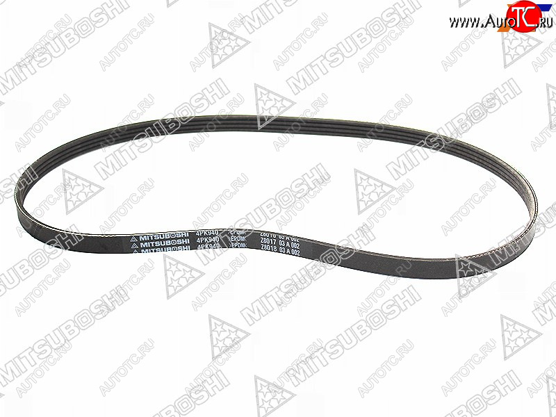 449 р. Ремень поликлиновой TOYOTA 5E-FE EL5#EXZ1# (PS)MITSUBISHI 4G6#SUZUKI G16AM15AM18A MITSUBOSHI 4PK940  с доставкой в г. Воронеж