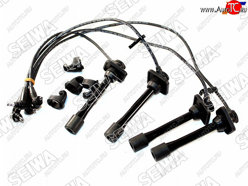 2 499 р. Провода высоковольтные TOYOTA CALDINA 92-98 4E5E-FE (квадратн. резин.) SEIWA 50004  с доставкой в г. Воронеж