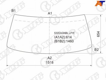 5 899 р. Стекло лобовое Mercedes-Benz E-Class 84-93 XYG 5320AGNBL LFW  с доставкой в г. Воронеж. Увеличить фотографию 1