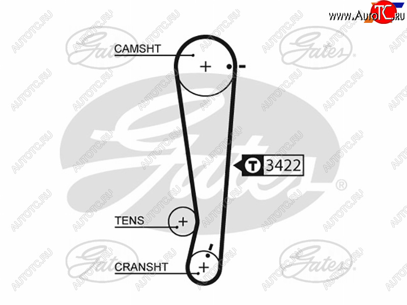 1 279 р. Ремень ГРМ HYUNDAI GETZ (1,1L) 02-09GETZ 1,1L 09-PICANTO 08- GATES 5511XS  с доставкой в г. Воронеж