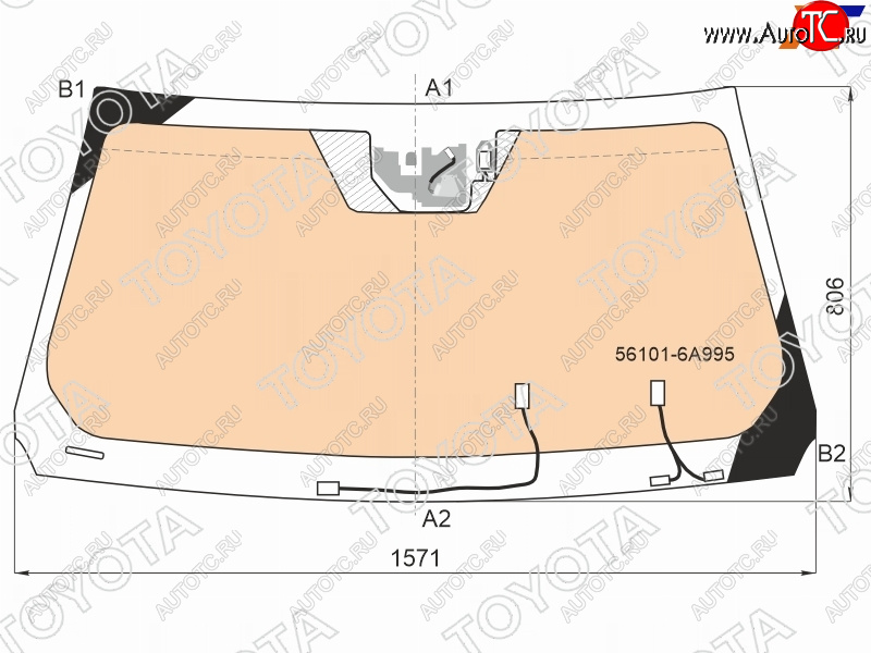 145 999 р. Стекло лобовое (Обогрев полный Камера Датчик дождя Проекция) Toyota Land Cruiser (J300) 21-  Lex TOYOTA 56101-6A995  с доставкой в г. Воронеж