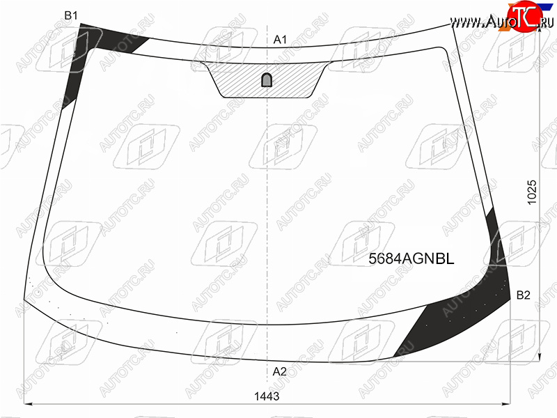 5 999 р. Стекло лобовое Mitsubishi Lancer 07-17  Lancer Evolution 07-17 FUYAO 5684AGNBL  с доставкой в г. Воронеж