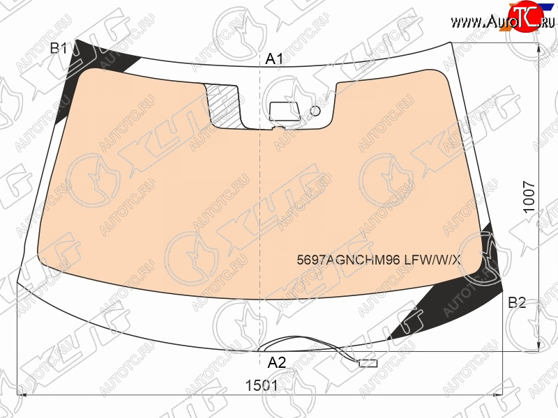 25 999 р. Стекло лобовое (Обогрев полный Камера Датчик дождя) Mitsubishi Outlander 18-22 XYG 5697AGNCHM96 LFW/W/X  с доставкой в г. Воронеж