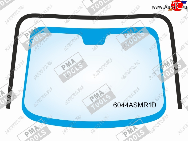 3 399 р. Молдинг лобового стекла (панорамная крыша) PMA Nissan Qashqai 1 дорестайлинг (2007-2010)  с доставкой в г. Воронеж