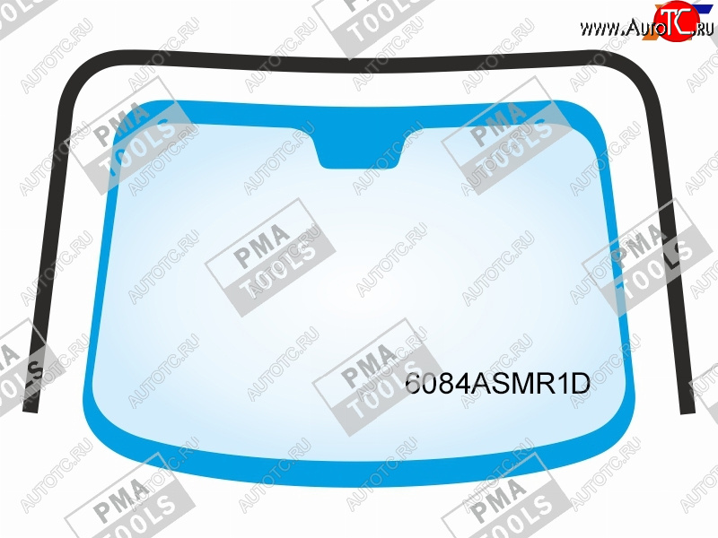 3 699 р. Молдинг лобового стекла PMA Nissan Qashqai 2 J11 дорестайлинг (2013-2019)  с доставкой в г. Воронеж