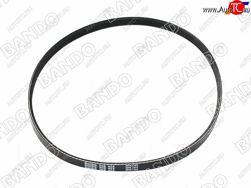 339 р. Ремень поликлиновой TOYOTA 3S#4S-FE (PS) ST19#ST21#ST20#SV4#SXA1#SXN1#SXM1# MAZDA CAPELLA GD BANDO 3PK760  с доставкой в г. Воронеж