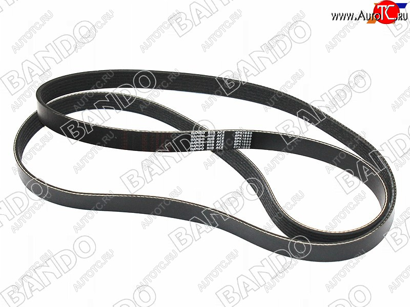 2 299 р. Ремень поликлин TOYOTA 1ZZFE ZCA2#ZZV50ZZT24# MITSUBISHI 4G69 AIRTREKOUTLANDER CU5W 03-06 BANDO 6PK1880  с доставкой в г. Воронеж