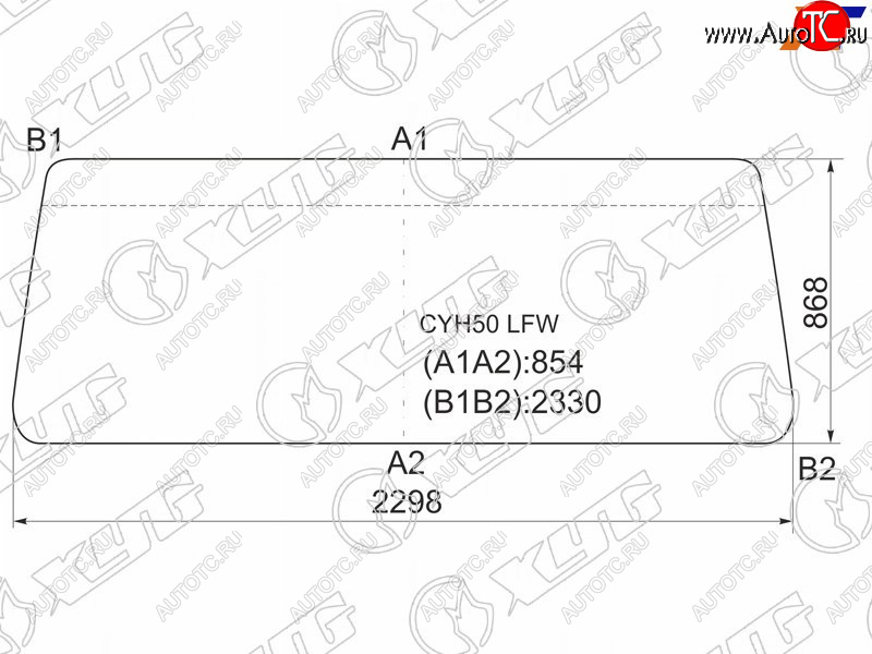 13 949 р. Стекло лобовое Foton Auman 06-  Isuzu Giga 94- XYG CYH50 LFW  с доставкой в г. Воронеж