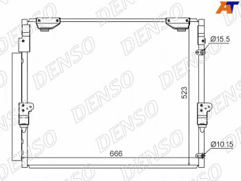 34 899 р. Радиатор кондиционера Toyota Land Cruiser (J200) 07-21  Lexus LX 07-23  Toyota Sequoia 07-22  Tun DENSO DCN50036  с доставкой в г. Воронеж. Увеличить фотографию 1