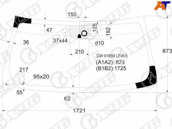 6 399 р. Стекло лобовое + дд CADILLAC ESCALADE/CHEVROLET TAHOE 06-14 XYG DW01659 LFW/X, dw01659lfwx XYG DW01659 LFW/X  с доставкой в г. Воронеж. Увеличить фотографию 1