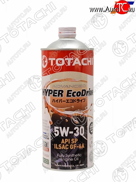 1 299 р. Масло моторное cинтетическое TOTACHI HYPER Ecodrive 5W-30 SPGF-6A 1 л TOTACHI E0301  с доставкой в г. Воронеж