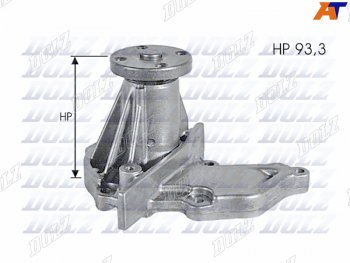 4 899 р. Насос системы охлаждения DOLZ  Ford Fiesta  5 (2001-2008), Ford Focus  2 (2004-2011), Mazda 2/Demio ( DW,  DY,  DE,  DJ IV) (1996-2019)  с доставкой в г. Воронеж. Увеличить фотографию 1